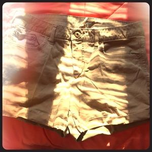 Tan shorts size 16